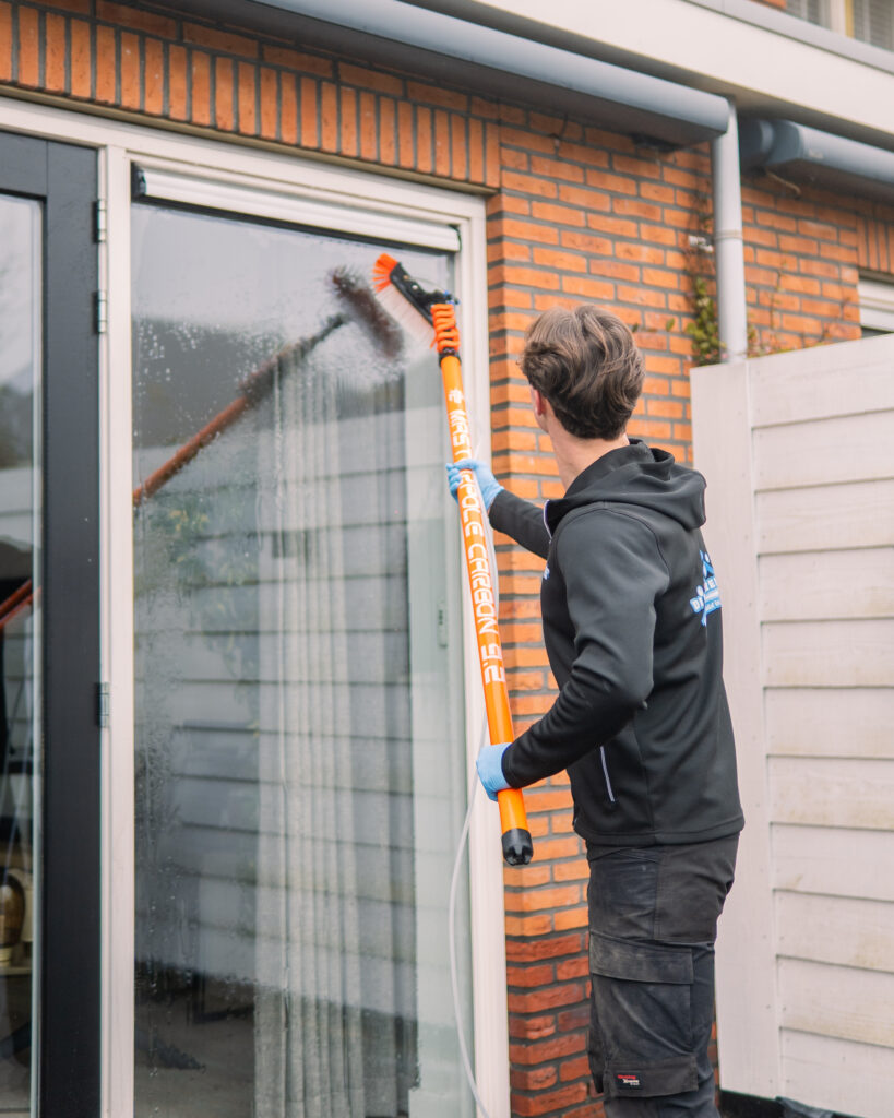 Zakelijke glasbewassing